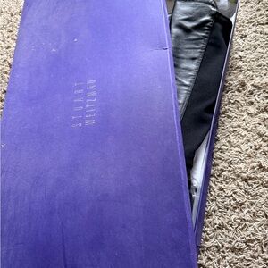 Stuart Weitzman Black NAPA Leather 5050 Over the Knee Boots